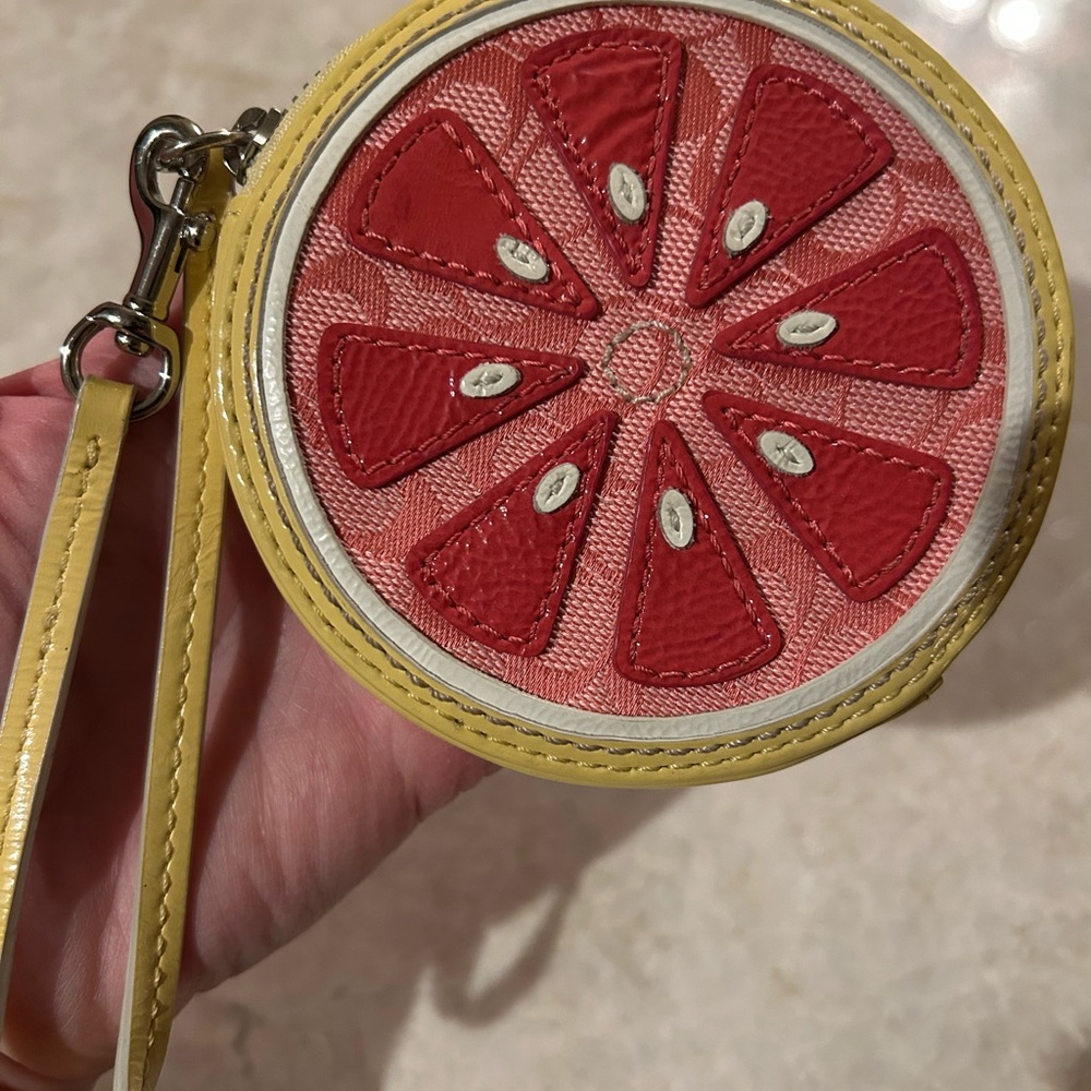 Coach Citrus Bag Charm